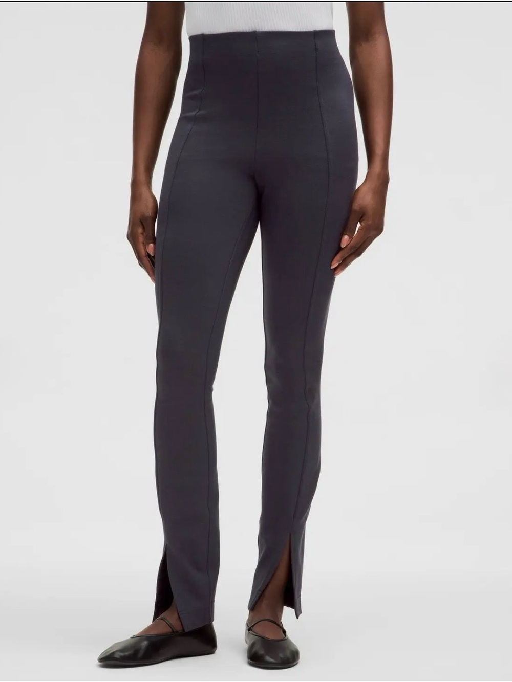 NWT Lululemon Stretch Knit High-Rise Pull-On Pant Regular 31" Black Night Medium